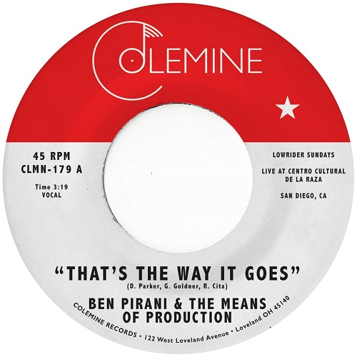 BEN PIRANI / ベン・ピラニ / THAT'S THE WAY IT GOES / DREAMIN'S FOR FREE (7")
