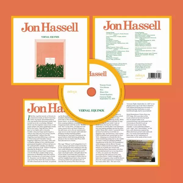 洋楽 Jon Hassell Vernal Equinox LP 洋楽 Jon Hassell Vernal Equinox LP Vernal Equinox