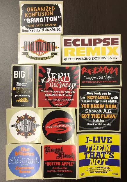 DIGGERS WITH GRATITUDE / DON'T BELIEVE THE HYPE STICKERS PACK 4