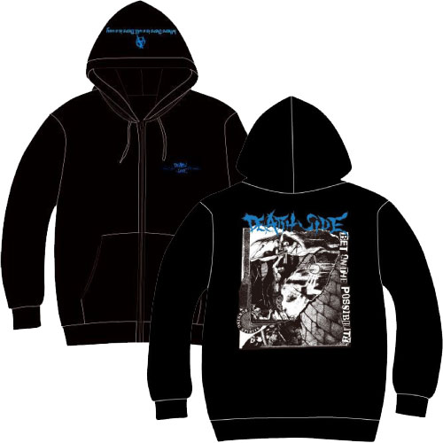 DEATH SIDE / BET ON THE POSSIBILITY ZIP HOODIE/M