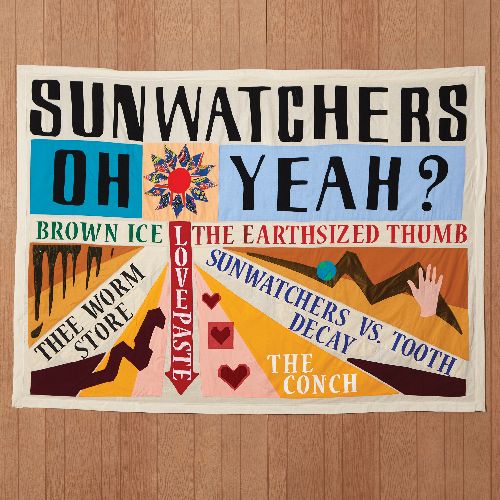 SUNWATCHERS / OH YEAH? (BROWN ICE VINYL) 