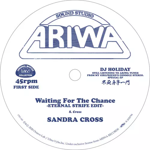 DJ HOLIDAY (a.k.a. 今里 from STRUGGLE FOR PRIDE) / WAITING FOR THE CHANCE (ETERNAL STRIFE EDIT) / SLIPPING AWAY (ETERNAL STRIFE EDIT)
