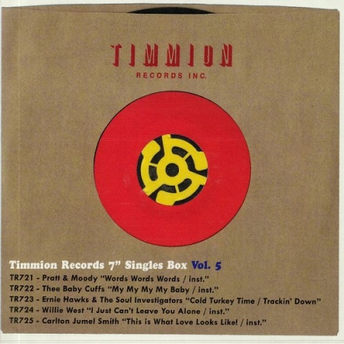 V.A. (TIMMION RECORDS BOX SET) / VOL.5 TIMMION RECORDS SINGLES BOX(7"*5)