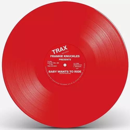 FRANKIE KNUCKLES / フランキー・ナックルズ / BABY WANTS TO RIDE (RED VINYL REPRESS)