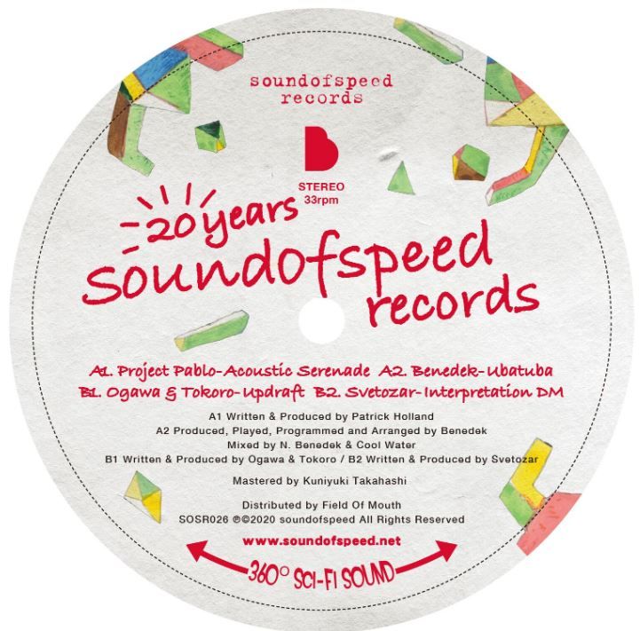 V.A. (PROJECT PABLO, OGAWA & TOKORO, BENEDEK) / 20 YEARS SOUND OF SPEED RECORDS