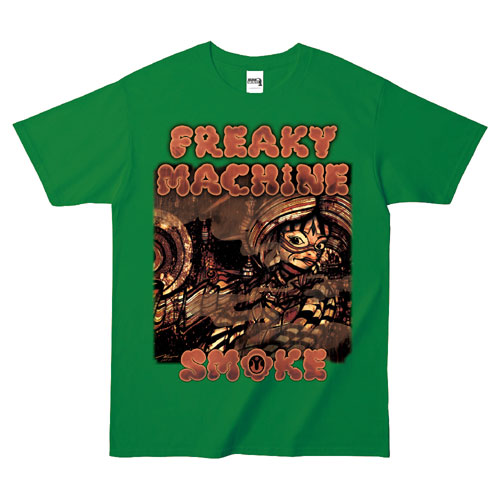 FREAKY MACHINE / SMOKE T-SHIRT GREEN/XXL