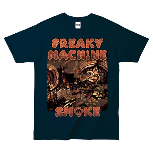 FREAKY MACHINE / SMOKE T-SHIRT BLACK/XXL