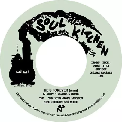 KING JAMES VERSION / キング・ジェイムス・ヴァージョン / HE'S FOREVER (AMEN)(7")