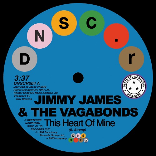 JIMMY JAMES & THE VAGABONDS / SONYA SPENCE / THIS HEART OF MINE / LET LOVE FLOW ON(7")