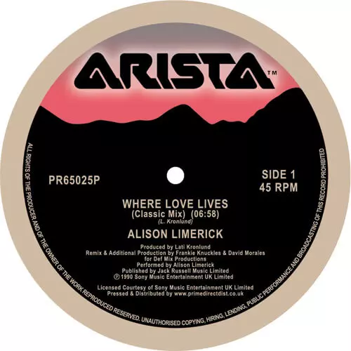 ALISON LIMERICK / WHERE LOVE LIVES (RSD 2020)