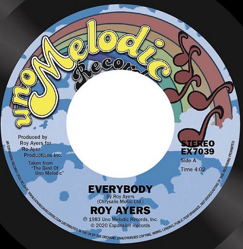 ROY AYERS / ロイ・エアーズ / EVERYBODY / AND THEN WE WERE ONE(7")