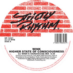 WINK / HIGHER STATE OF CONSCIOUSNESS (RE-ISSUE)