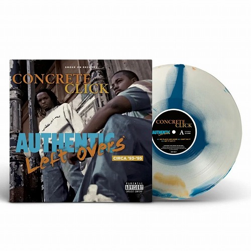 CONCRETE CLICK / AUTHENTIC LEFT OVERS "LP" (COLORED VINYL)