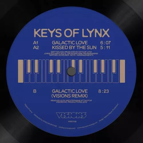 KEYS OF LYNX / GALACTIC LOVE KISSED BY THE SUN VISIONS REMIX