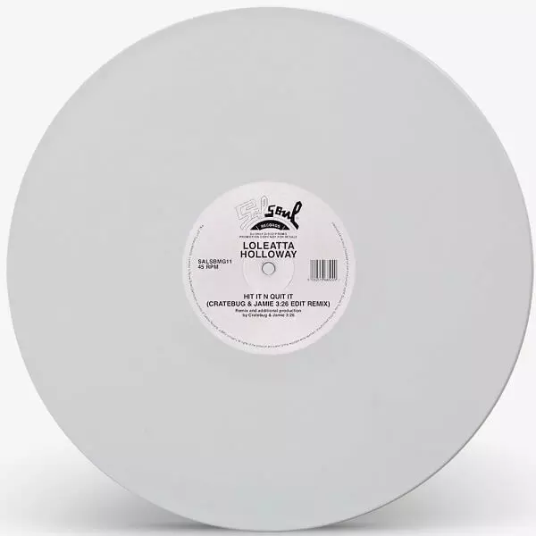 LOLEATTA HOLLOWAY / ロレッタ・ハロウェイ / HIT IT N QUIT IT (CRATEBUG & JAMIE 3:26 EDIT REMIX) (WHITE VINYL)