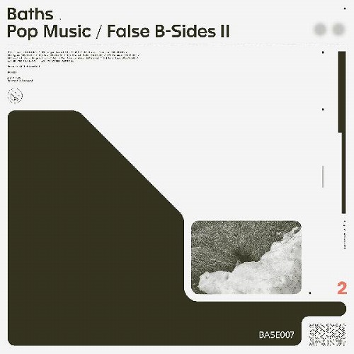 BATHS / バス / POP MUSIC/FALSE B-SIDES II (CREAM COLOR VINYL) 