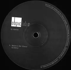 APARTE / DAN BLATOV / ATIPIC LAB 007 (VINYL ONLY)