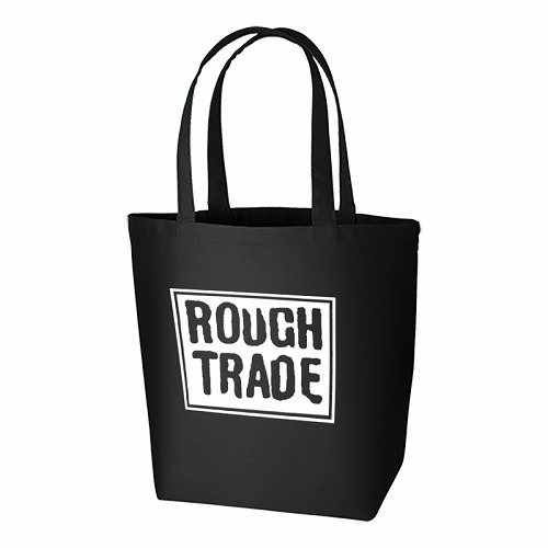 ROUGH TRADE (LABEL) / ラフ・トレード / ROUGH TRADE TOTE BAG BLACK  / ROUGH TRADE ロゴトートバッグ(BLACK)
