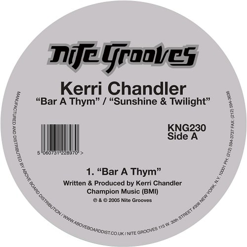 KERRI CHANDLER / ケリー・チャンドラー / BAR A THYM / SUNSHINE & TWILIGHT (REISSUE)