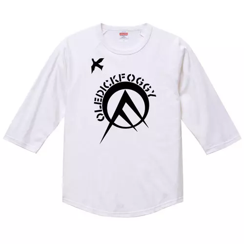 OLEDICKFOGGY / XL/Raglan sleeve shirts Whitebody&sleeve