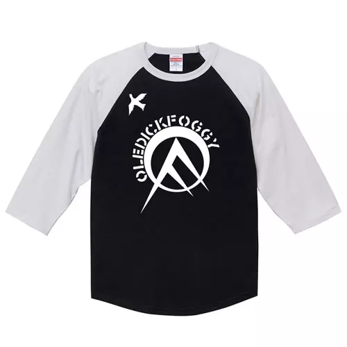 OLEDICKFOGGY / XL/Raglan sleeve shirts Blackbody/Whitesleeve