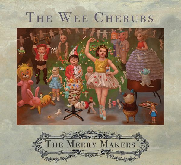 WEE CHERUBS / THE MERRY MAKERS (LP/GREEN VINYL) 