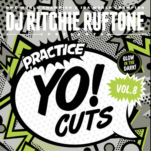 DJ RITCHIE RUFTONE / PRACTICE YO! CUTS VOL. 8 12" (TRANSPARENT VINYL)
