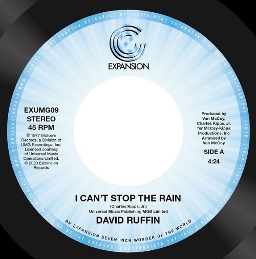 DAVID RUFFIN / デヴィッド・ラフィン / I CAN'T STOP THE RAIN / QUESTIONS(7")