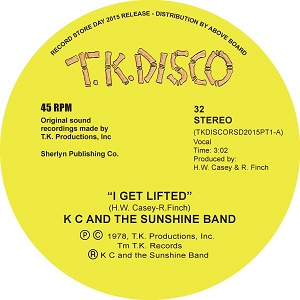 KC & THE SUNSHINE BAND / KC&ザ・サンシャイン・バンド / I GET LIFTED ORIGINAL / TODD TERJE EDIT (10")