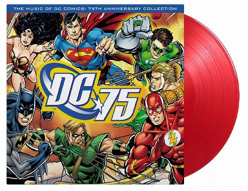 V.A. / THE MUSIC OF DC COMICS - 75TH ANNIVERSARY COLLECTION (RED VINYL)