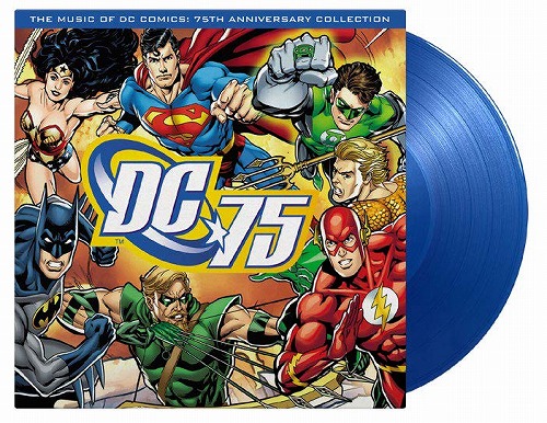 V.A. / THE MUSIC OF DC COMICS - 75TH ANNIVERSARY COLLECTION (BLUE VINYL)