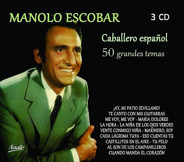MANOLO ESCOBAR / マノロ・エスコバル / 50 GRANDES TEMAS. CABALLERO ESPANOL