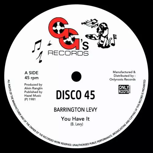 BARRINGTON LEVY / バーリントン・レヴィ / YOU HAVE IT