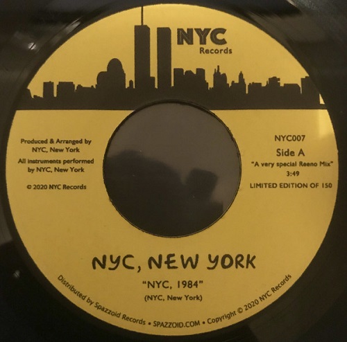 NYC. NEW YORK / KOZMIK FUNK / NYC,1984 / LIGHT ON(7")