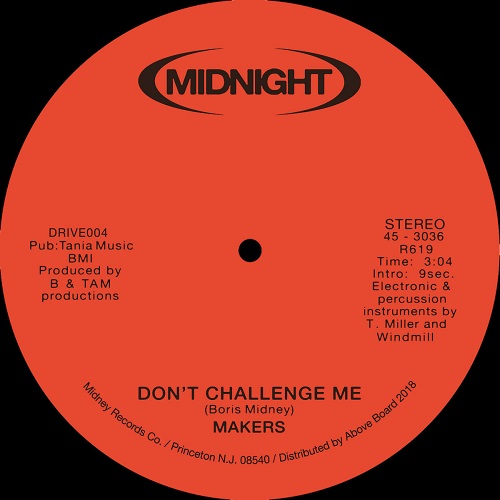 MAKERS (SOUL) / DON'T CHALLENGE ME / YOU'RE SHY(7")