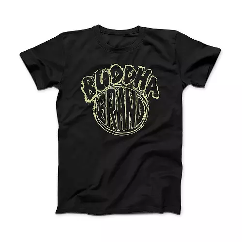 BUDDHA BRAND aka ILLMATIC BUDDHA MC'S / BUDDHA BRAND / “仏陀印" (黒/アイボリー) Tシャツ SIZE L