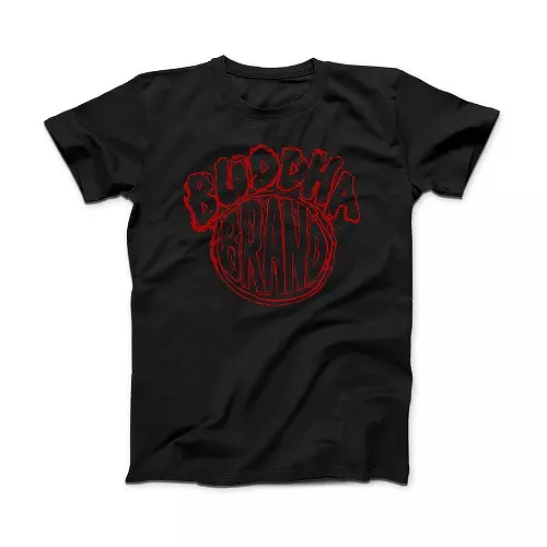 BUDDHA BRAND aka ILLMATIC BUDDHA MC'S / BUDDHA BRAND / “仏陀印" (黒/赤) Tシャツ SIZE L