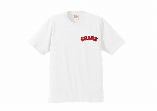 スカーズ / SCARS logo T-SHIRTS ホワイト XLサイズ
