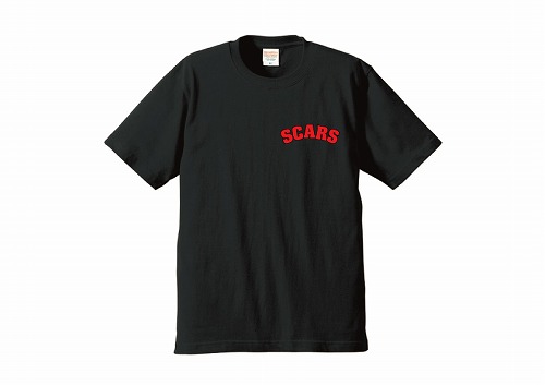 SCARS logo T-SHIRTS ブラック XLサイズ/SCARS/スカーズ/☆特典