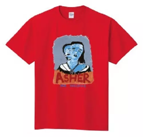 HAIR STYLISTICS / ヘア・スタイリスティックス / ASHER Tシャツ 赤 L
