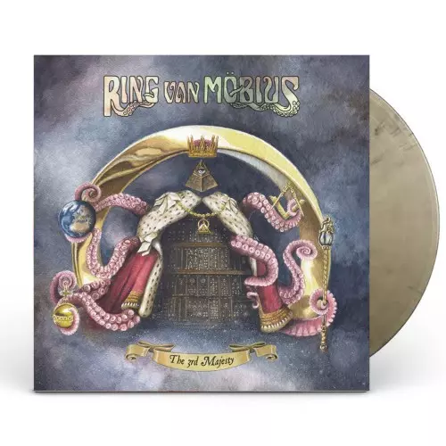 RING VAN MOBIUS / THE THIRD MAJESTY: LIMITED 350 COPIES GOLD MARBLE COLOURED VINYL - 180g LIMITED VINYL