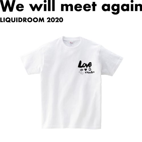 LIQUIDROOM × xiangyu / LOVE 【WHITE】サイズ:S