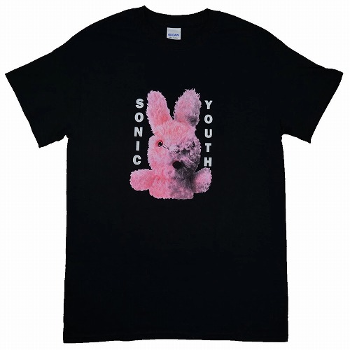 SONIC YOUTH / ソニック・ユース / DIRTY BUNNY T-SHIRT [BLACK] (S)