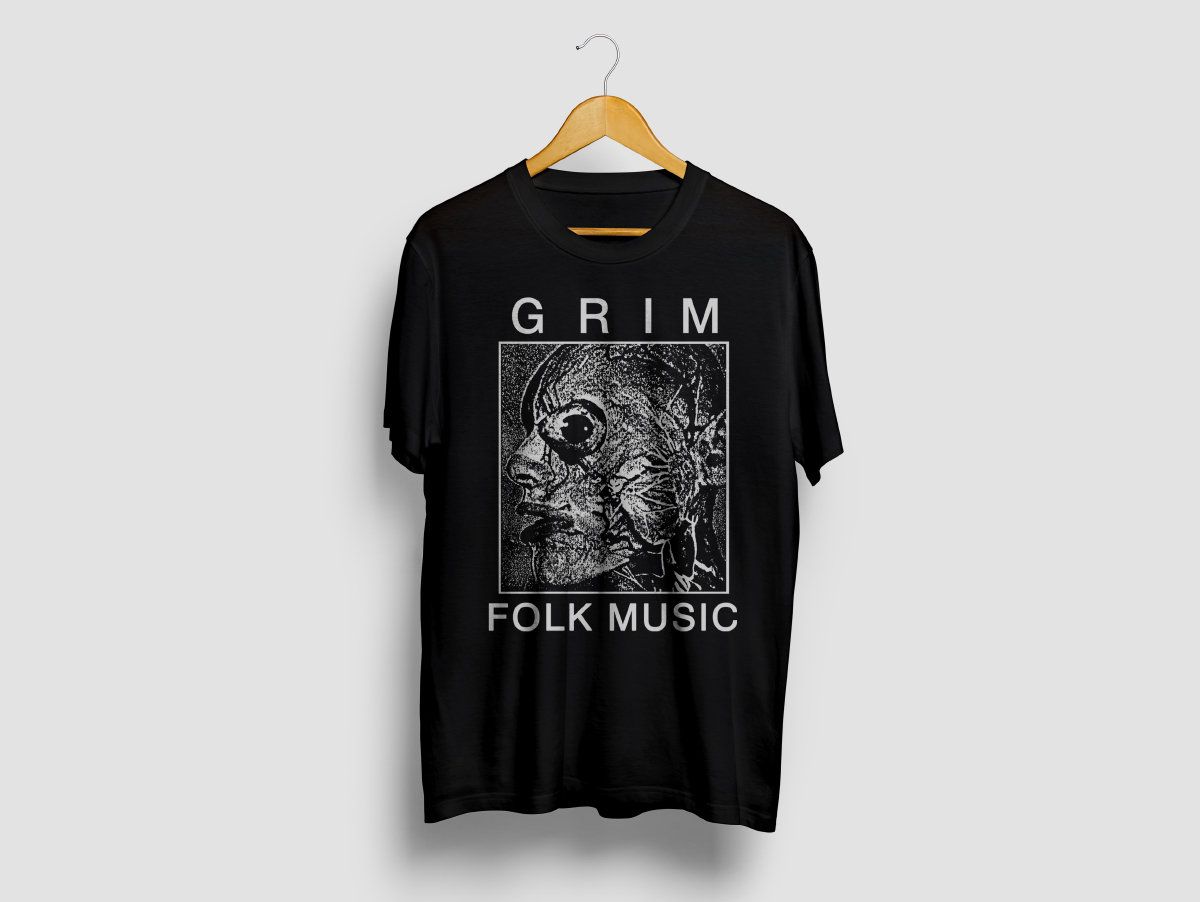 GRIM / グリム / FOLK MUSIC T-SHIRT (SIZE M)