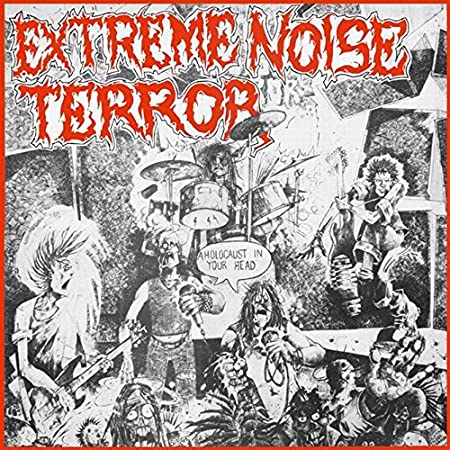 EXTREME NOISE TERROR / HOLOCAUST IN YOUR HEAD (LP/WHITE VINYL)