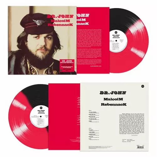MALCOLM REBENNECK (140G RED AND BLACK SPLIT COLOUR VINYL)/DR. JOHN