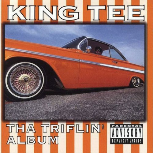 KING TEE / THA TRIFLIN' ALBUM "LP" (CRYSTAL CLEAR WITH BLUE)