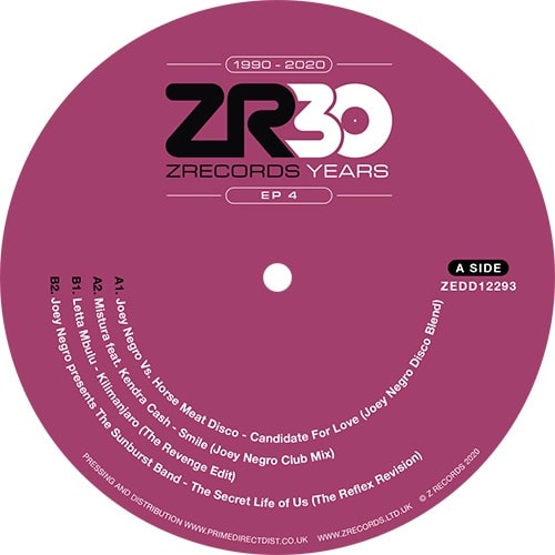 DAVE LEE (ex. JOEY NEGRO) / デイヴ・リー / DAVE LEE PRESENTS 30 YEARS OF Z RECORDS - EP 4