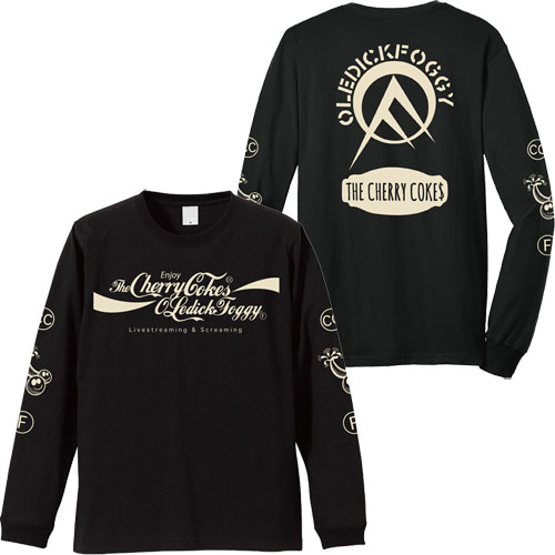 OLEDICKFOGGY&THE CHERRY COKE$ / Long Sleeve Shirts Black L