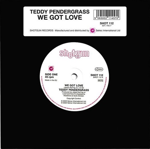 TEDDY PENDERGRASS / テディ・ペンダーグラス /  WE GOT LOVE / SHOULD I GO OR SHOULD I STAY (7")